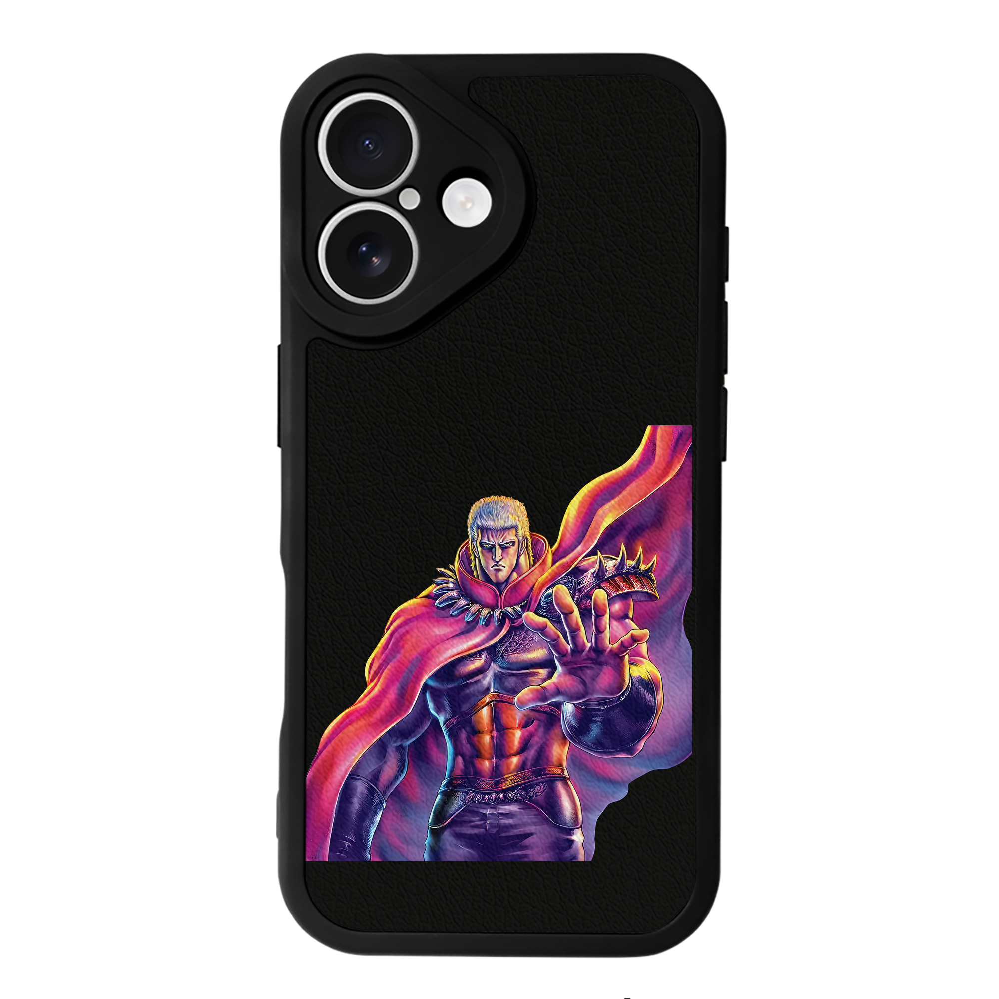 （画像用） 北斗の拳 Fist of the North Star 【iPhone 16シリーズ対応】シリコンスマホケース（レザー調） 材質：シリコン